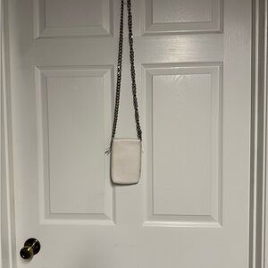 Free People Cream Crossbody Wallet